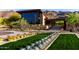 Contemporary community clubhouse with desert landscaping and mountain views in the background at 1330 E Monte Way, Phoenix, AZ 85042