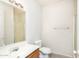 Well-lit bathroom with a vanity and a shower/tub at 15028 W Columbine Dr, Surprise, AZ 85379