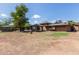 Spacious backyard with gazebo, patio, and potential for landscaping, and entertainment at 2043 E Quartz St, Mesa, AZ 85213