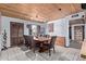 Inviting dining room with wood ceiling, table and chairs at 2043 E Quartz St, Mesa, AZ 85213