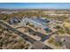 Aerial view of the community school with modern buildings, sports fields, and parking at 22322 N 77Th St, Scottsdale, AZ 85255