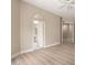 Empty bedroom with hard wood floors and door to bathroom at 22322 N 77Th St, Scottsdale, AZ 85255