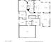 Spacious home floor plan featuring open kitchen, living room, bedrooms, and garage at 22322 N 77Th St, Scottsdale, AZ 85255