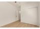 This bedroom features hardwood floors and a large closet at 28072 N Quartz Dr, San Tan Valley, AZ 85143