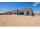 Rear view of a stylish home showcasing its contemporary design and minimalist desert landscape at 28421 N 59Th Way, Cave Creek, AZ 85331
