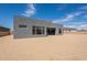 Stunning home highlighting modern architecture, expansive windows, and minimalist backyard with gravel at 28421 N 59Th Way, Cave Creek, AZ 85331