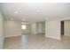 Open concept living room featuring recessed lighting and light wood-look floors at 3249 E Sunnyside Ln, Phoenix, AZ 85032