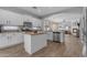 Bright kitchen with white cabinets, stainless steel appliances, and an island, perfect for entertaining at 4093 E Dublin St, Gilbert, AZ 85295