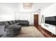 Cozy living room with hardwood floors, bright natural light, and neutral decor, an inviting space at 6522 E 2Nd St, Scottsdale, AZ 85251