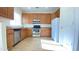 Functional kitchen featuring stainless steel appliances and ample counter space at 7425 W Crown King Rd, Phoenix, AZ 85043