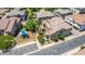 Community aerial with Gathering park, playground and visitor parking at 14870 W Encanto Blvd # 2138, Goodyear, AZ 85395