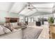 Bright and open living room adjacent to a modern kitchen at 1756 N Summer Cir, Mesa, AZ 85203