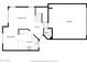 Detailed first floor plan showcasing the living room, kitchen, dining area, and garage layout at 1944 N Lazona Dr, Mesa, AZ 85203