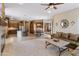 Open-concept living area combining kitchen, dining, and living spaces for seamless entertaining at 2612 S Jacob St, Gilbert, AZ 85295