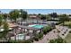 Community pool and lounging area at 2663 N Carriage Ln, Chandler, AZ 85224