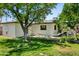 Backyard featuring a hammock strung between mature trees and a covered patio with outdoor seating at 3115 N 34Th Pl, Phoenix, AZ 85018