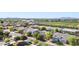 Neighborhood aerial view showcasing a Gathering-friendly community with green spaces and scenic views at 3648 E Fargo St, Mesa, AZ 85205