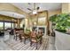 Elegant dining room with fireplace and decorative accents, perfect for entertaining at 4050 N Terra Mesa Cir, Mesa, AZ 85207