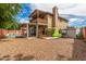 View of backyard featuring a pool, patio, grill, and privacy fence at 4062 W Cielo Grande --, Glendale, AZ 85310