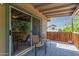 Cozy balcony area with seating providing outdoor relaxation at 4062 W Cielo Grande --, Glendale, AZ 85310