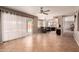 Spacious open living room featuring an open floor plan and direct access to the backyard at 4062 W Cielo Grande --, Glendale, AZ 85310