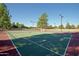 Well-maintained tennis courts surrounded by lush green trees, perfect for recreation and leisure at 4116 E Lupine Ave, Phoenix, AZ 85028