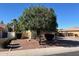 Well-manicured front yard with mature landscaping, offering great curb appeal at 4130 E Megan St, Gilbert, AZ 85295