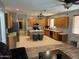 Spacious kitchen featuring wood cabinets, stainless steel appliances, and a center island at 4130 E Megan St, Gilbert, AZ 85295