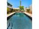Gorgeous pool with stone surround, offering a relaxing retreat with beautiful landscaping and sunny skies at 8637 E Via De La Escuela --, Scottsdale, AZ 85258