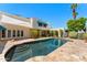 Backyard pool and patio area, perfect for outdoor entertainment and relaxation at 8637 E Via De La Escuela --, Scottsdale, AZ 85258