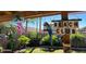 Backyard is decorated with a beach club theme at 15939 W Post Dr, Surprise, AZ 85374