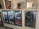 This bar area features beverage coolers stocked with a variety of drinks, perfect for entertaining guests at 15939 W Post Dr, Surprise, AZ 85374