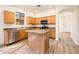Cozy kitchen featuring stainless steel appliances and spacious island at 16515 N 71St Dr, Peoria, AZ 85382