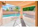Inviting backyard pool with gated access, perfect for relaxation and outdoor fun at 16515 N 71St Dr, Peoria, AZ 85382