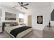 Relaxing bedroom with a plush bed, soft carpet, and neutral color palette for a serene atmosphere at 29109 N Fire Agate Rd, San Tan Valley, AZ 85143