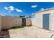 Enclosed patio featuring concrete tile, exterior door and gate, offering a private outdoor living space at 5201 N 42Nd N Pkwy, Phoenix, AZ 85019
