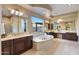 The main bathroom boasts dual vanities and a large soaking tub at 5512 E Barwick Dr, Cave Creek, AZ 85331