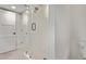 Clean glass shower with neutral tile at 7962 E San Miguel Ave, Scottsdale, AZ 85250