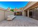 Private outdoor patio with pavers, ideal for relaxing or entertaining guests at 7962 E San Miguel Ave, Scottsdale, AZ 85250