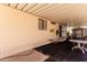 Spacious covered patio perfect for outdoor dining and entertaining guests with sun protection at 9333 E University Dr # 83, Mesa, AZ 85207