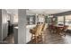 Modern kitchen with a breakfast bar, stainless steel appliances, and stylish finishes, great for entertaining at 9333 E University Dr # 83, Mesa, AZ 85207