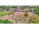 Expansive aerial showcases a property with a large yard and potential for landscaping or outdoor living areas at 14415 N 184Th Ave, Surprise, AZ 85388
