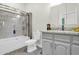 Bathroom with tiled floors and a shower and tub combo at 14415 N 184Th Ave, Surprise, AZ 85388