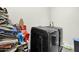 Tidy laundry area featuring modern appliances and organized storage at 14415 N 184Th Ave, Surprise, AZ 85388