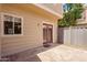 Cozy patio with french doors and hardscape, perfect for relaxing or entertaining at 18811 N 34Th Ave # 6, Phoenix, AZ 85027