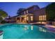 A gorgeous backyard pool and spa create a relaxing outdoor oasis, perfect for entertaining or relaxing at 19115 N 71St Dr, Glendale, AZ 85308
