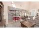 Open floor plan showing the kitchen and breakfast nook, a Gathering room, and a view of the backyard at 20423 W Springfield St, Buckeye, AZ 85396