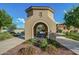 Charming outdoor seating area within an architectural gazebo with desert landscaping under a sunny sky at 20423 W Springfield St, Buckeye, AZ 85396