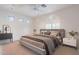 Neutral bedroom featuring a queen sized bed and lots of light at 2323 W Kachina Trl, Phoenix, AZ 85041