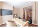 Office space featuring a large desk and neutral paint at 2323 W Kachina Trl, Phoenix, AZ 85041